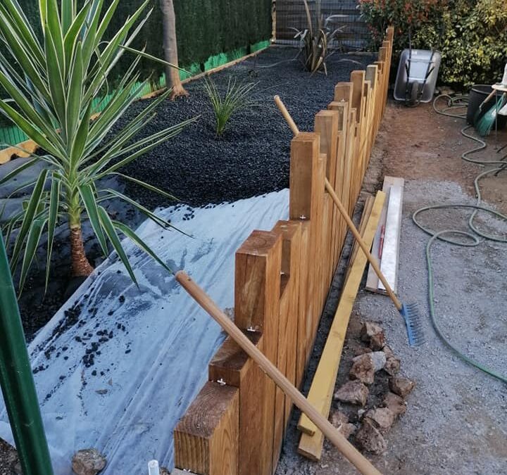 Chantier d&rsquo;aménagement paysager
